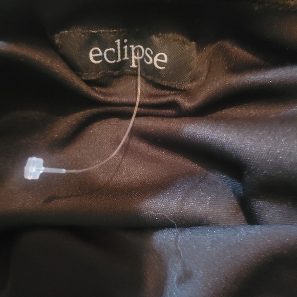 Eclipse little black dress with open slouchy back Sz.L - Picture 7 of 7